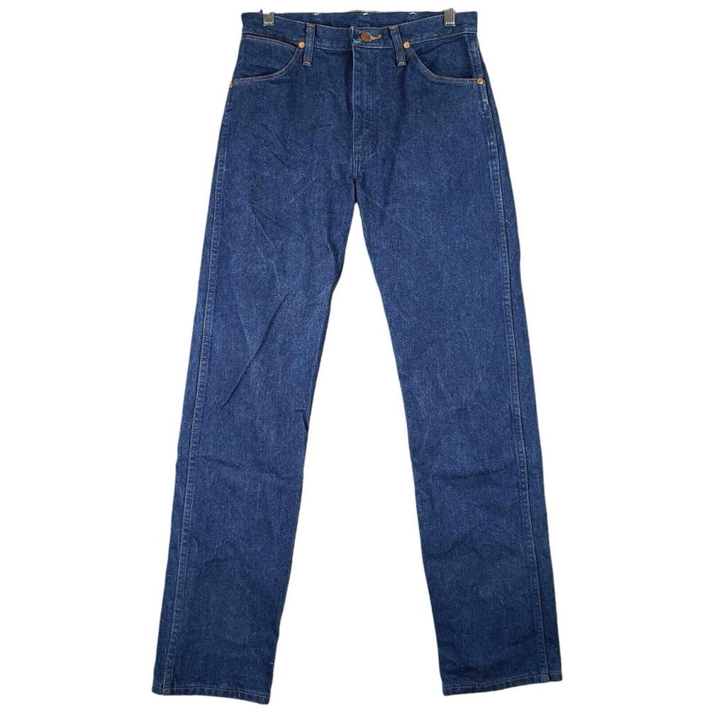 Wrangler Jeans Leather Patch 11” High Rise Boot Cut Womens Medium Wash - Picture 3 of 8